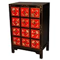 12-Drawer Butterfly/Flower Cabinet