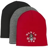 SBN World Gym Short Beanie by World Sport Products