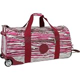 Kipling Canyon Cherry Wheeled Duffle- Special Offer 30% Off (Cherry)