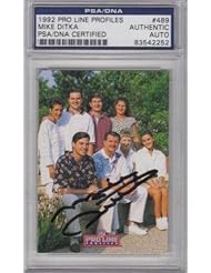 Sports: Mike Ditka Chicago Bears 1992 ProLine Portraits Signed AUTOGRAPH - PSA/DNA Certified - NFL Proline Helmets - Sports Memorabilia