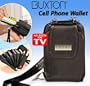 BUXTON GENUINE LEATHER CELL PHONE WALLET