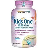 Rainbow Light Kids One MultiStars, Fruit Punch, Chewable Tablets, 90 tablets