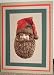 Handmade Rustic Santa Collage Christmas Card