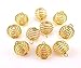yueton 50pcs Spring Bead Cages Pendants 15x14mm (Gold)