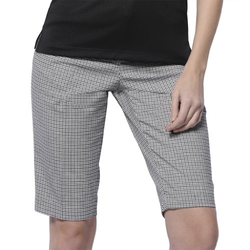 Monterey Club Ladies Stretchable Plaid Bermuda Shorts #2863