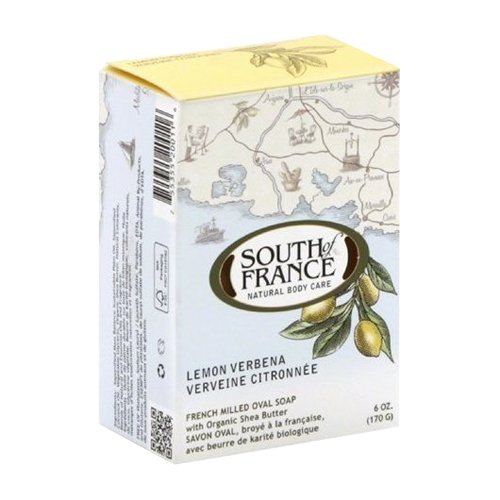 South Of France Natural Bar Soap, Lemon Verbena, 6 Ounce