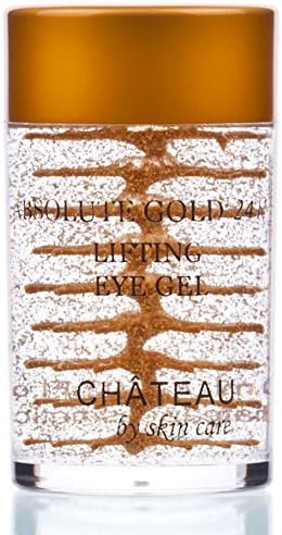 Absolute Gold 24K Lifting Eye Gel - 24 KARAT GOLD, SILK PEPTIDE and HYALURONIC ACID. Minimizes Dark Circles / Reduces Puffiness and Wrinkles. 1 fl.oz-30ml.
