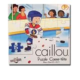 Caillou Playing Hockey 15 Piece Puzzle