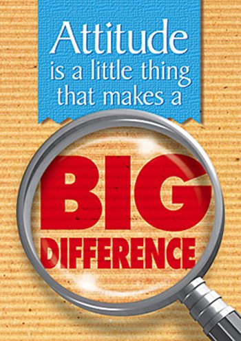 Attitude is a little thing that makes... ARGUS Large Posters