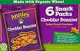 Annie's Homegrown Baked Crackers, Cheddar Bunnies, 6 Count