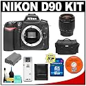 Nikon D90 Digital SLR Camera + Tamron 28-80mm Lens + 16GB Card + EN-EL3e Battery + Case + Cameta Bonus Accessory Kit