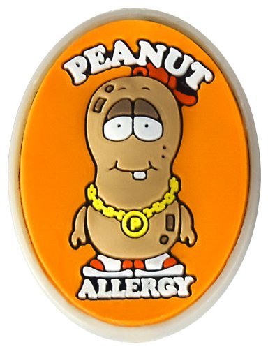 AllerMates Peanut Allergy Charm for Multi-Allergy Wristband: P. Nutty