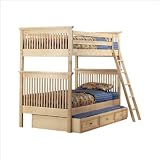 Furniture Basics Woodland Natural Mission Bunk Bed