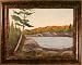 Lake Scene Near Capreal, N. Ontario - Oil On Canvas - L. Broodfoot - 20x16