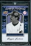 2008 Upper Deck Yankee Stadium Legacy Collection # 51 Reggie Jackson - New York Yankees - Limited Edition MLB Baseball Card in Protective Screw Down Display Case!
