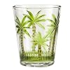 Palm Tree Acrylic Double Old-Fashioned Glasses Set of 4