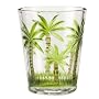 Palm Tree Acrylic Double Old-Fashioned Glasses Set of 4