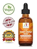 InterSight Sweet Orange Skin Toner for Face - HUGE 4 Oz - #1 Natural Antioxidant Facial Toner with Citrus Aurantium Dulcis Distillate, Aloe, Green Tea, Macha Rose - Organic Exfoliant