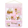 [Rilakkuma - Pink] 6 Pockets Wall Organizer / Hanging Organizer