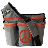 Diaper Dude Peace Diaper Bag - Gray