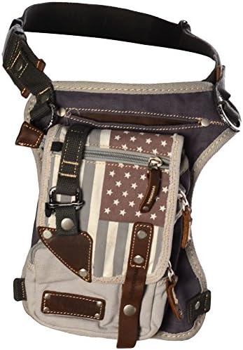 Ukoala Eagle Hands-free Drop Leg Bag Waist Straps, Unisex, Cotton