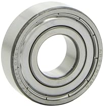 SKF 6203-2Z Light Series Deep Groove Ball Bearing, Deep Groove Design, ABEC 1 Precision, Double Shielded, Non-Contact, Steel Cage, C0 Clearance, 17mm Bore, 40mm OD, 12mm Width, 1070.0 pounds Static Load Capacity, 2150.00 pounds Dynamic Load Capacity
