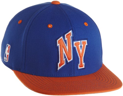 NBA Men's New York Knicks Authentic On-Court Cap - Tv12Z, Small/Medium , Team Color , Blue/Orange