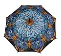 Tiffany Butterfly Umbrella 46" Arc, 100% Pongee Cover Galleria