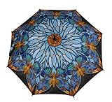 Tiffany Butterfly Umbrella 46" Arc, 100% Pongee Cover