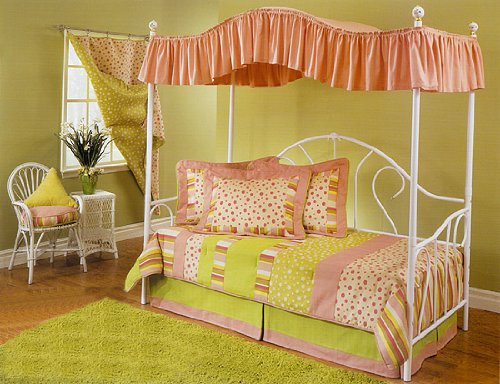 princess canopy beds for girls Bristol Complete Twin Canopy Daybed