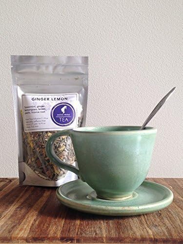 Green Tea Cup and Saucer Set