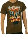 A LIFE ONCE LOST - 4 Horsemen - Brown T-shirt