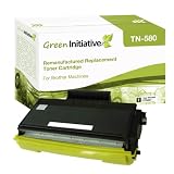 Green Initiative Remanufactured High Yield Black Laser Toner Cartridge for Brother TN580/TN550