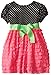 Bonnie Baby Girls' Black Dot Dress with Eyelash Skirt