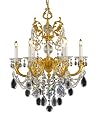 Pecaso Lighting 4900-6-FG HH Romanza Crystal Chandelier