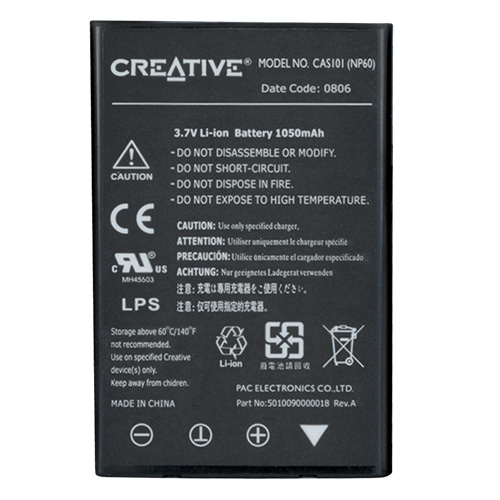 Creative Labs Rechargeable Lithium Ion Battery for Vado HD Camcorder