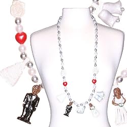 Bride and Groom Wedding Mardi Gras Bead