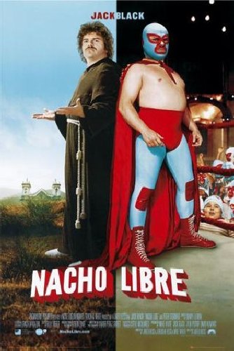 1art1 36702 Nacho Libre - Monk Luchador Poster 91 x 61 cm Preisvergleich