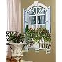 Trompe L' Oeil Wallies wallpaper French PARIS WINDOW MURAL home decor