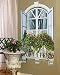 Trompe L' Oeil Wallies wallpaper French PARIS WINDOW MURAL home decor