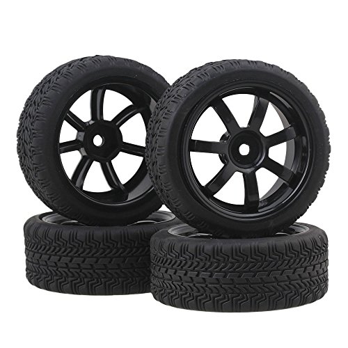 Bqlzr black rc 1:10 on-road racing car black plastic 7-…