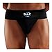 Yogi Sports S&C Gym Athletic Cotton Supporter Back Covered with Cup Pocket for Mens (Backcovered Black, 83-88 cms)