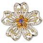 Flower Brooch Gifts (swarovski Crystal)