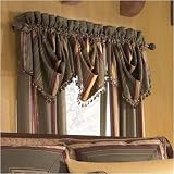 Croscill Portland Stripe Swag Window Valance