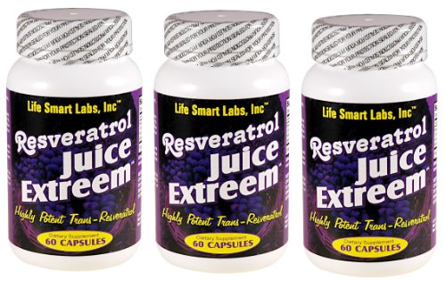 Resveratrol Juice Extreem TM 3 Months 180 pills HIGHLY POTENT Pure Resveratrol pills. 3 MONTH GUARANTEE. TWICE AS POTENT PER MILIGRAM AS REGULAR RESVERATROL, Resveratrol Juice Extreme