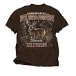 Buck Wear My World Bow T-Shirt - Dk. Chocolate