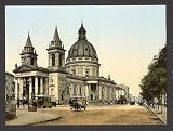 St. Alexander's Church, Warsaw, Russia wall sized print (photochrom) photochrome , 8x10 (i.e. Warsaw, Poland)