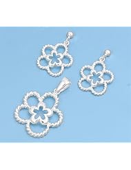Sterling Silver Sets - Plumeria