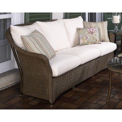 Weekend Retreat Sofa Fabric: Canvas Cocoa, Finish: Sweet Pea
