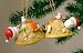 Santa Tropical Beach Sand Crab Christmas Ornament